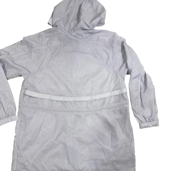 Lululemon‎ Clear Intention Jacket Women's Size 12 Hooded Windbreaker Lavender - Picture 12 of 14